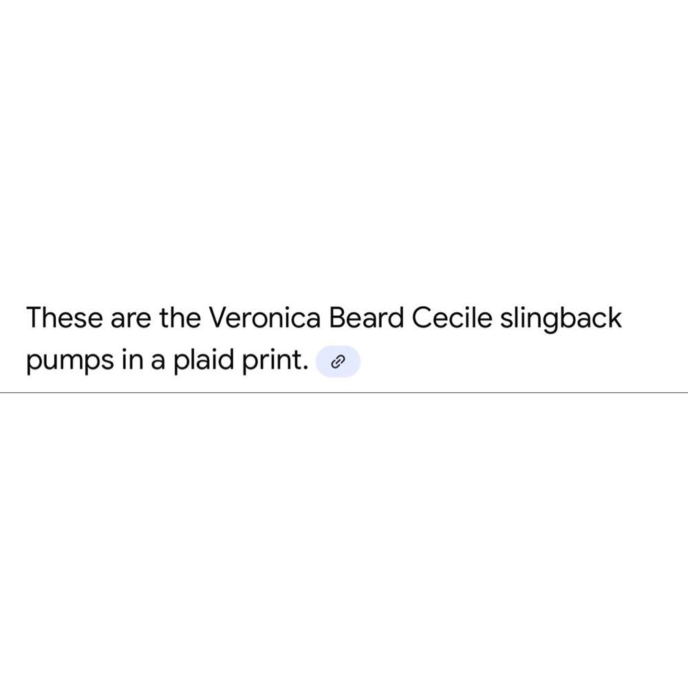 Veronica Beard Cecile Slingback Pumps 8.5 Brown Black Plaid New - Picture 6 of 9